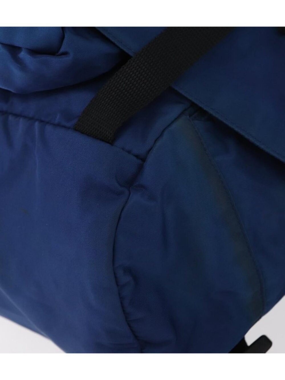PRADA Backpack Nylon Blue Silver - Picture 13 of 16